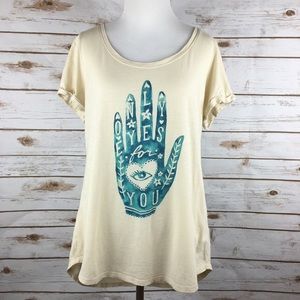 NEVER WORN lucky brand graphic tee!